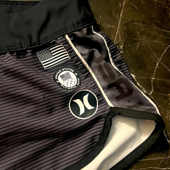 EUC Rare Hurley x Olympic Team USA Board Shorts small - Picture 2 of 4